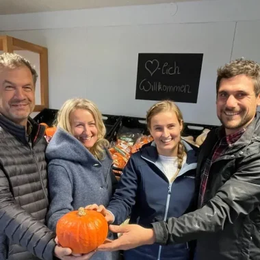 Romed und Andrea Wopfner Theresa Stampfl und Daniel Stampfl von links